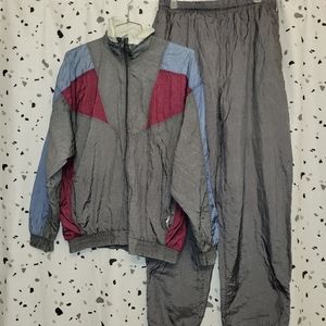 Vintage Active Wear Grey Jogger SET